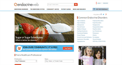Desktop Screenshot of endocrineweb.com